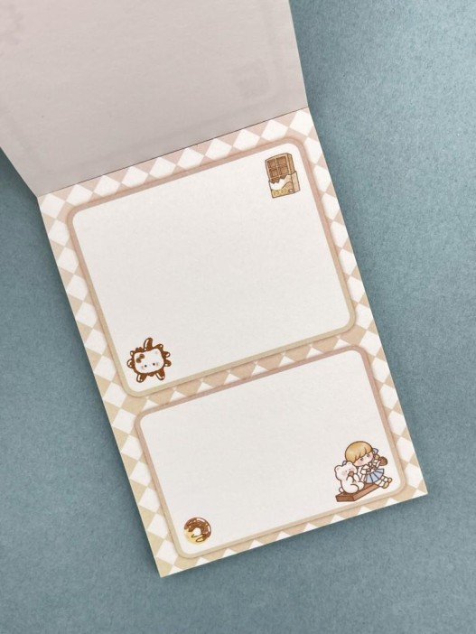 Блокнот отрывной для записей &quot;Lovely stories&quot;, brown 