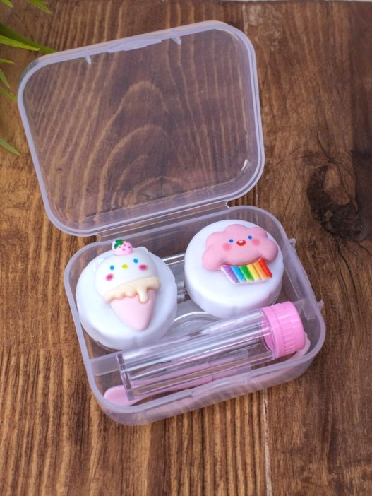 Контейнер для линз &quot;Bright friends&quot;, unicorn 
