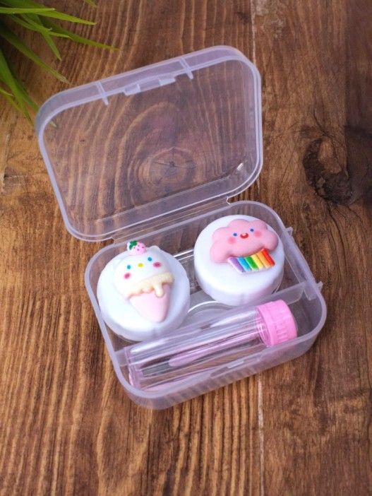 Контейнер для линз &quot;Bright friends&quot;, unicorn 