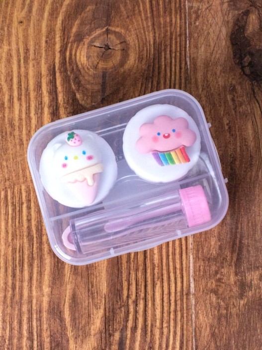 Контейнер для линз &quot;Bright friends&quot;, unicorn 