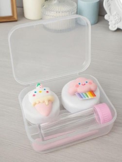 Контейнер для линз "Bright friends", unicorn