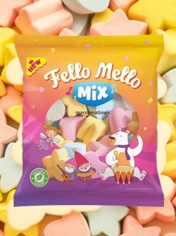 Жевательный зефир (Marshmallows) "FELLO MELLO" MIX, 85 гр