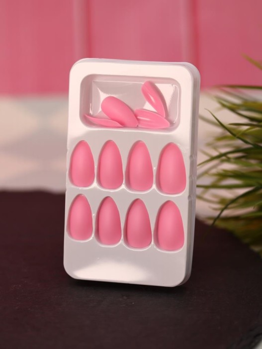 Накладные ногти GIRLY «Rich pink», 12 шт., с клеевыми пластинами 