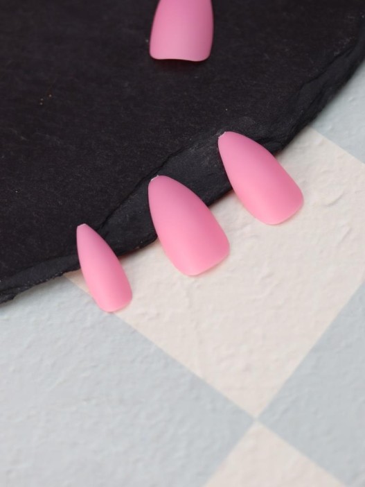 Накладные ногти GIRLY «Rich pink», 12 шт., с клеевыми пластинами 