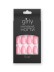 Накладные ногти GIRLY "Насыщенно-розовые", 12 шт., с клеевыми пластинами
