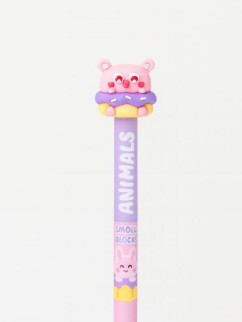 Карандаш "Sninkie swim" c ластиком, pink