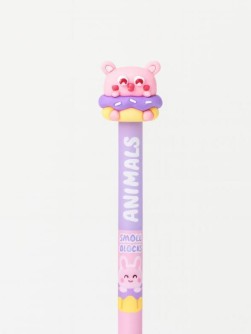 Карандаш "Sninkie swim" c ластиком, pink