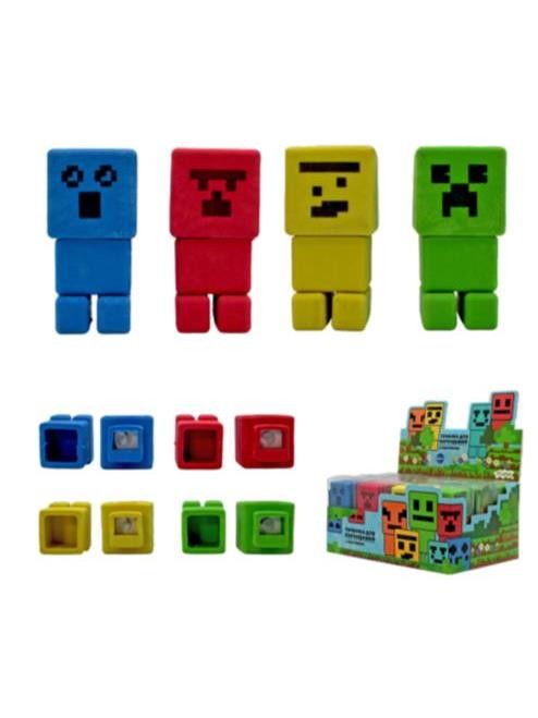 Точилка с ластиком &quot;My game&quot;, mix 