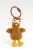 Плюшевый брелок "Laying hens", brown 
