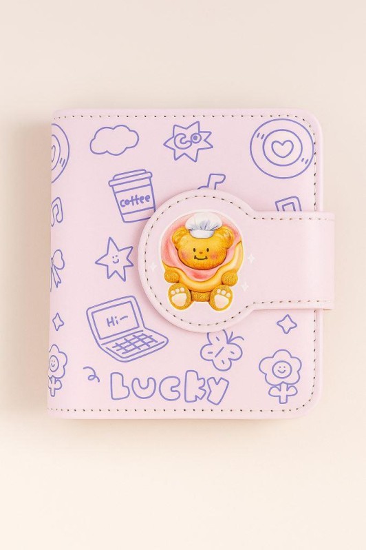 Фотоальбом - биндер для карт "Bear confectioner", 20 страниц(13*12,5 см) 