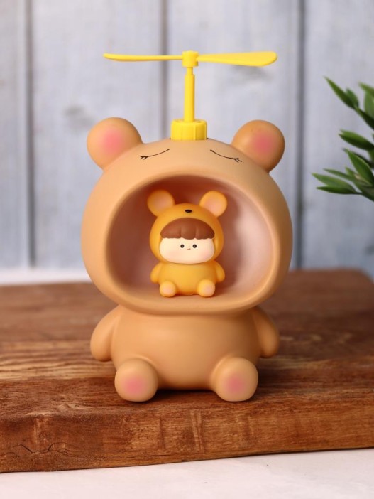 Kопилка - ночник «Baby bear fan», brown 