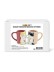 Набор кружек керамических iLikeGift 2 шт. "Кошачья любовь" (14,2*10,9*11,3см),430мл