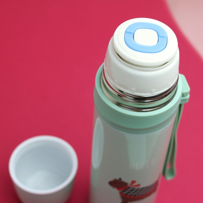 B-HS-6733-Z ТЕРМОС "Hello" green 500ml 