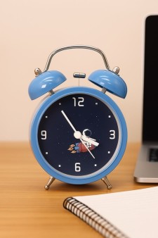 Часы-будильник "Cosmos", blue