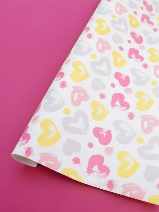 Упаковочная бумага «AmorWrap» 1 рулон, 50*70 см 