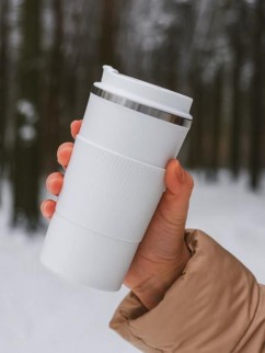 Термокружка &quot;Mini relief classic&quot;, white (500 ml)
