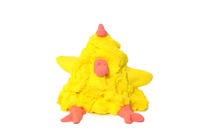 Кинетический пластилин "Zephyr"-желтый 150г 