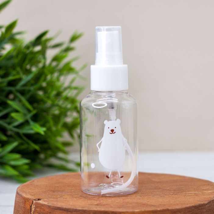 Дорожная бутылочка &quot;Big bear&quot;, white (75 ml) 