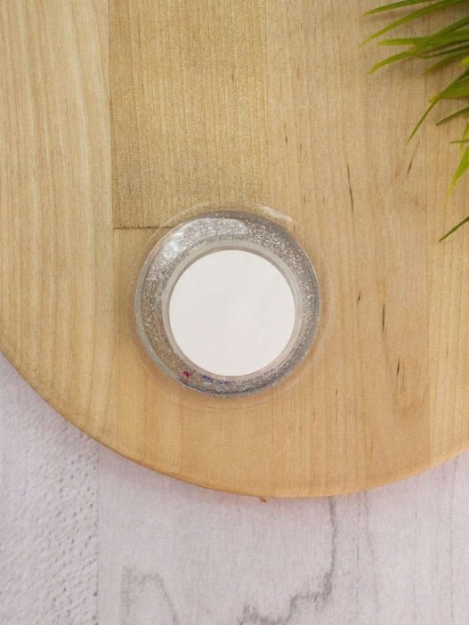 Попсокет "Glitters", silver