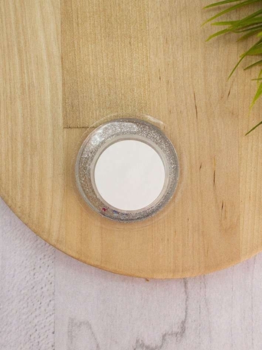 Попсокет "Glitters", silver