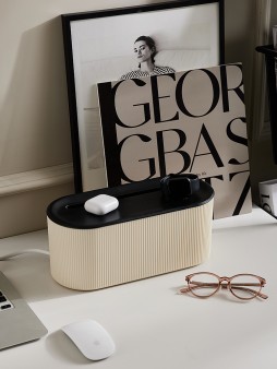 Контейнер для проводов "Stripes",  black