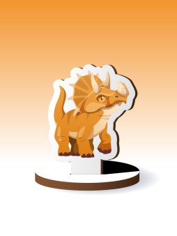 Деревянная фигурка на подставке iLikeGift "Динозавр"