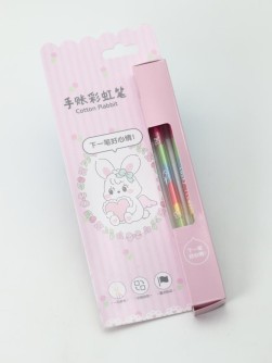 Набор цветных ручек (2 шт) "Pink cotton rabbit"
