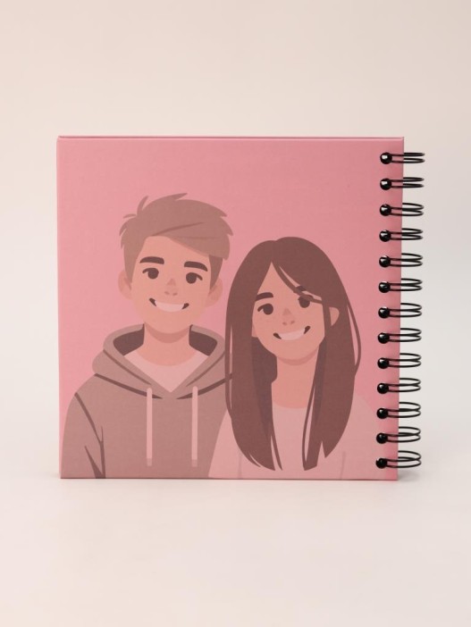 Фотоальбом &quot;Наши с тобой вспоминашки&quot; mini  (17 х 17 см) 