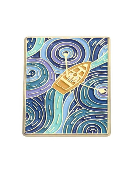 Значок металлический iLikeGift &quot;The lonely way&quot; 