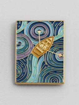 Значок металлический iLikeGift "The lonely way"