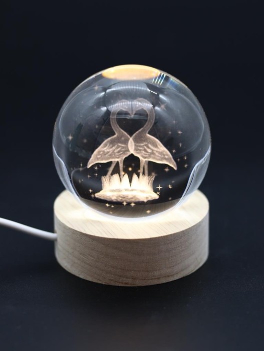 Ночник 3D iLikeGift «Flamingos» (6 см) 