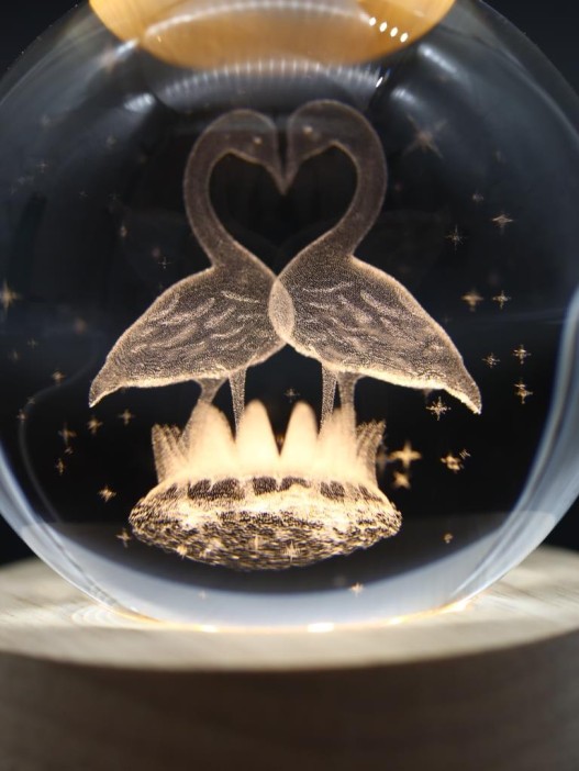 Ночник 3D iLikeGift «Flamingos» (6 см) 