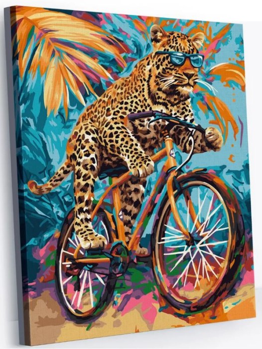 Картина по номерам 40*50 &quot;Красочное путешествие&quot; (23 цвета) 