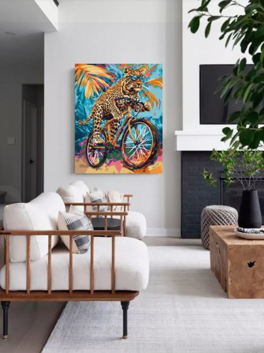 Картина по номерам 40*50 &quot;Красочное путешествие&quot; (23 цвета) 