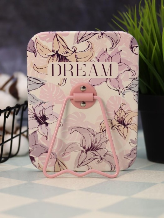 Зеркало настольное &quot;Dream&quot;, розовое (16*12 см) 