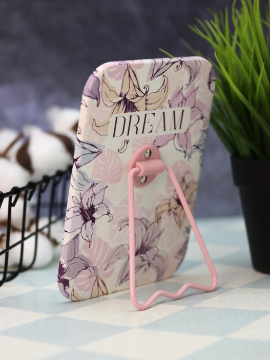 Зеркало настольное &quot;Dream&quot;, розовое (16*12 см) 