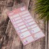 Наклейки для информации "Hare", pink 