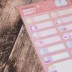 Наклейки для информации "Заяц", розовые