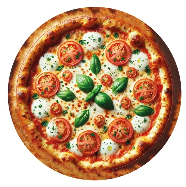 Подставка под горячее iLikeGift «Пицца 3», 9 см 