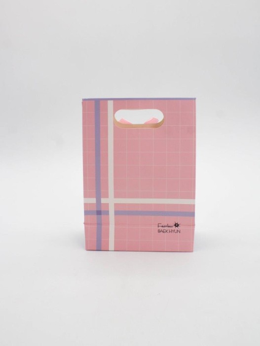 Пакет подарочный (XS) &quot;Simple plaid&quot;, red (12x6x16) 