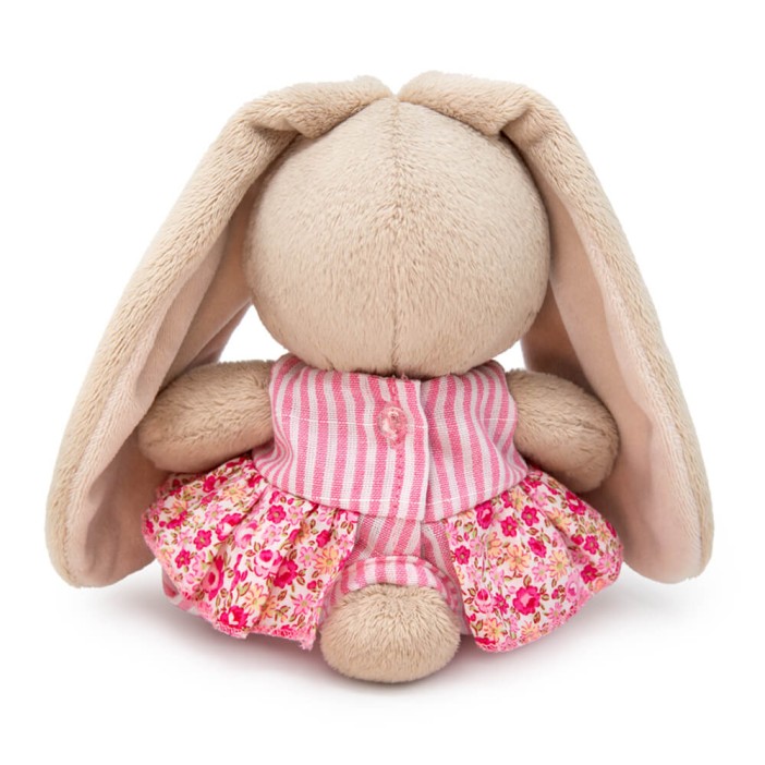 Мягкая игрушка &quot;Зайка Ми в комбинезоне с оборкой (малыш)&quot; (15 см) 