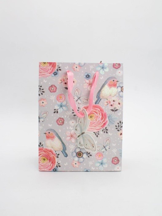 Пакет подарочный «Summer Glade», birdie (18*23*10) 