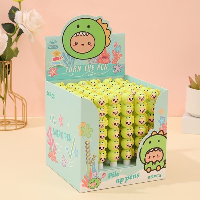 Ручка гелевая  &quot;Shark head&quot;, yellow 