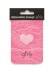 Кольцо акриловое GIRLY &quot;Pink heart&quot;, pink (d=1,7 см) 
