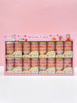 Набор декоративного скотча 10 шт. "Food stories", hare, шоу-бокс 8 шт.