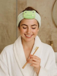 Повязка на голову &quot;Cute frog&quot;, green