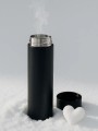 Термос с датчиком температуры «Metallic», black (500 ml)