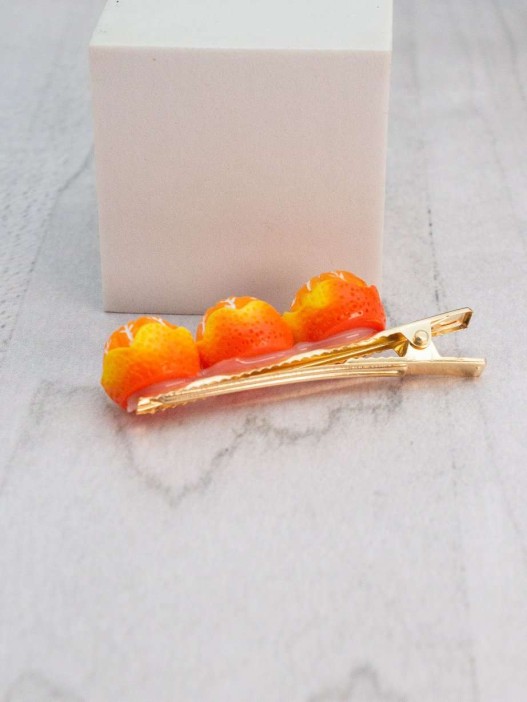 Заколка для волос GIRLY &quot;Juicy orange&quot;, orange 