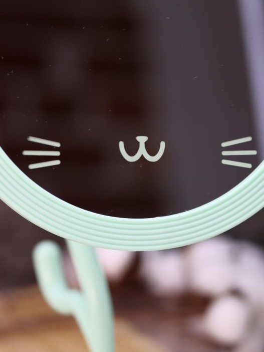 Зеркало настольное GIRLY &quot;Smiling cat&quot;, green 
