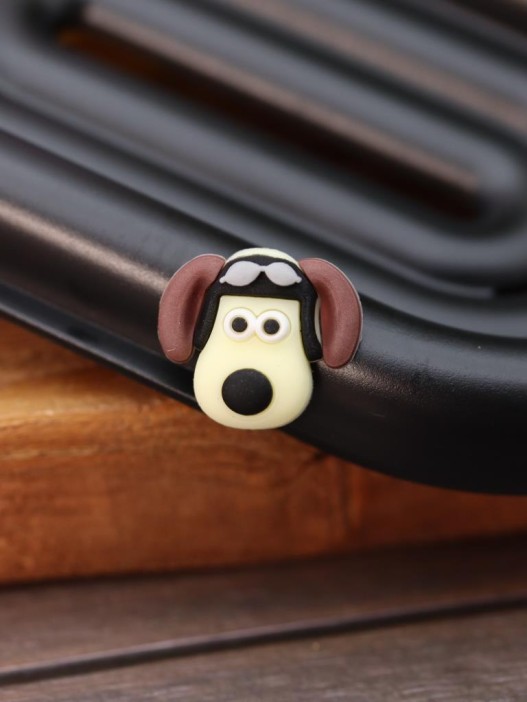 Мыльница «Soapy face», black (4,5*16*10,5 см) 